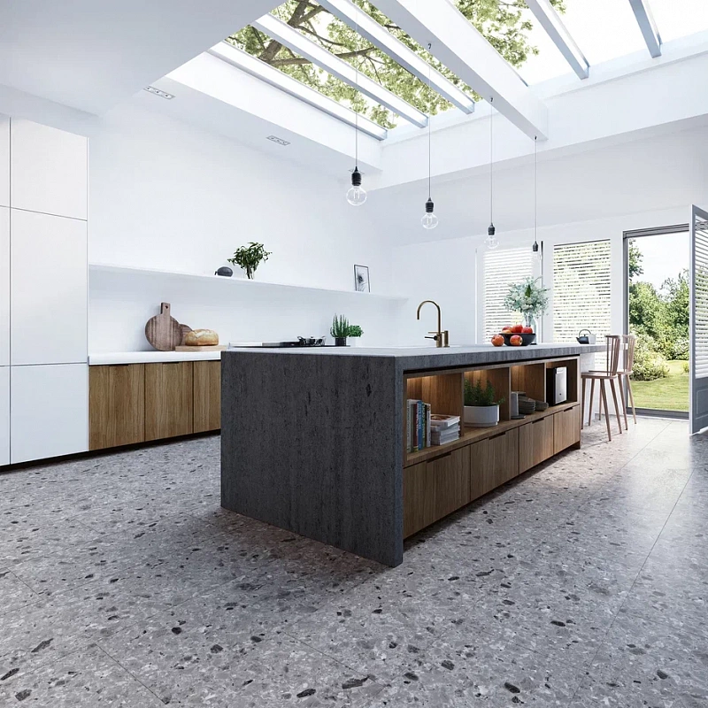 Кварцвинил Invictus Maximus Click Tile XL Bergamo - Cloud