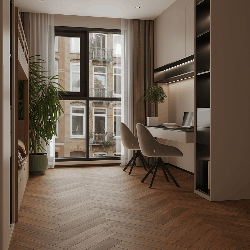 Кварцвинил Ensten Valland Parquet ECO 103-21 Сиена