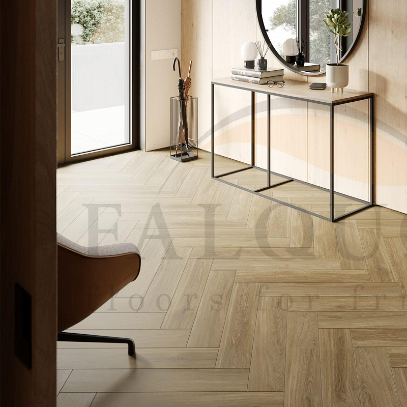 Кварцвинил The Floor Herringbone P6003 Calm Oak HB