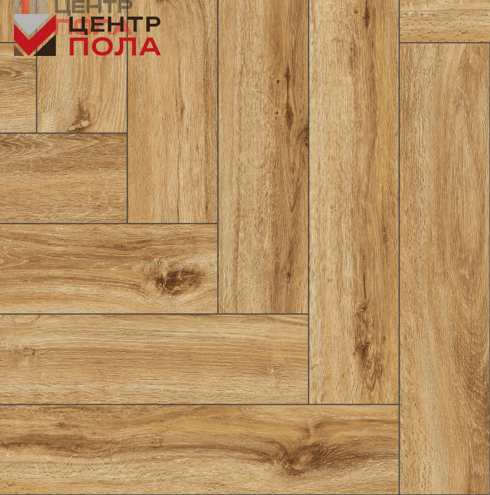 Кварцвинил The Floor Herringbone P1004 Riley Oak HB